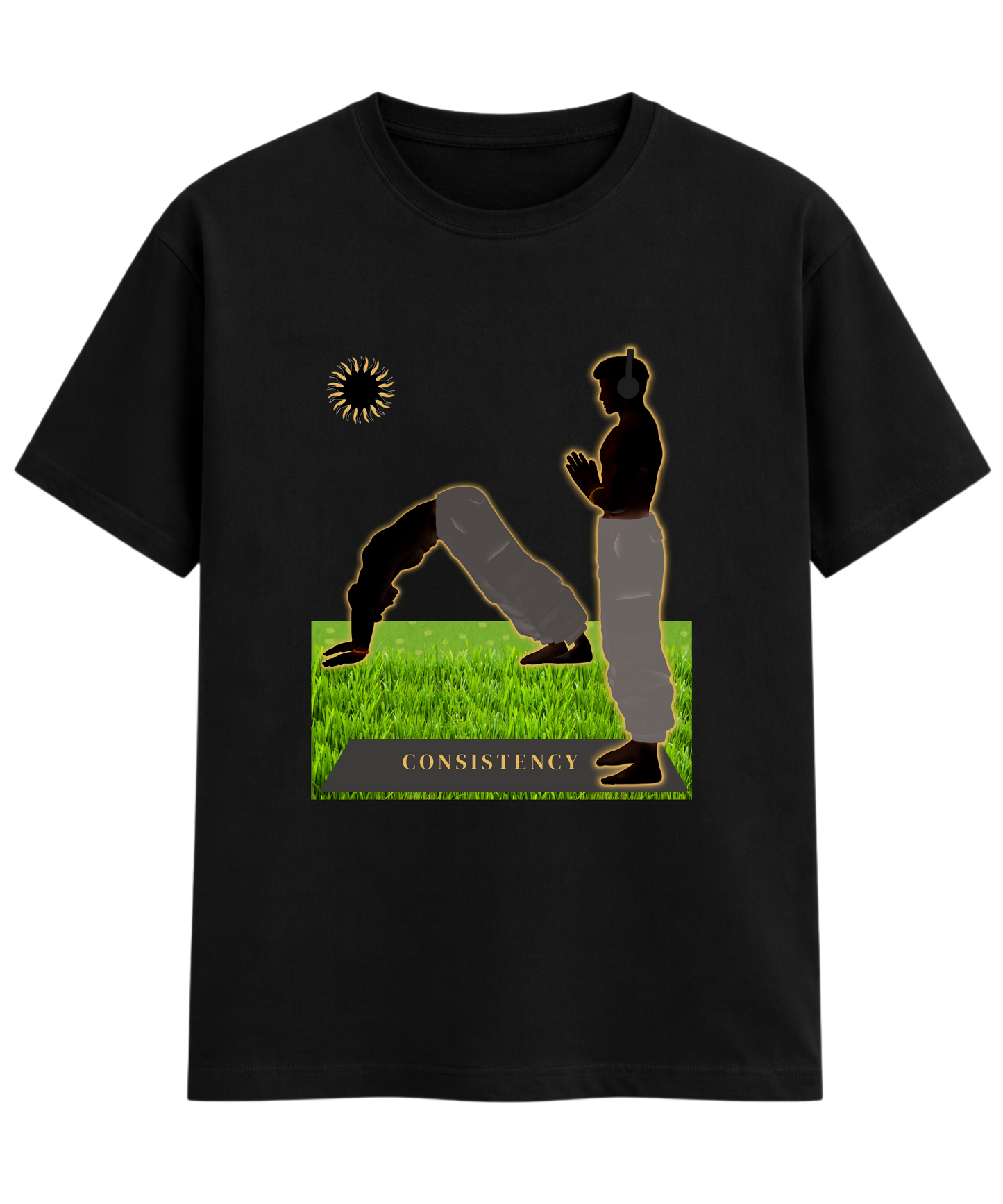 Consistency – Surya Namaskar Silhouette | Men’s Classic Crew T-Shirt
