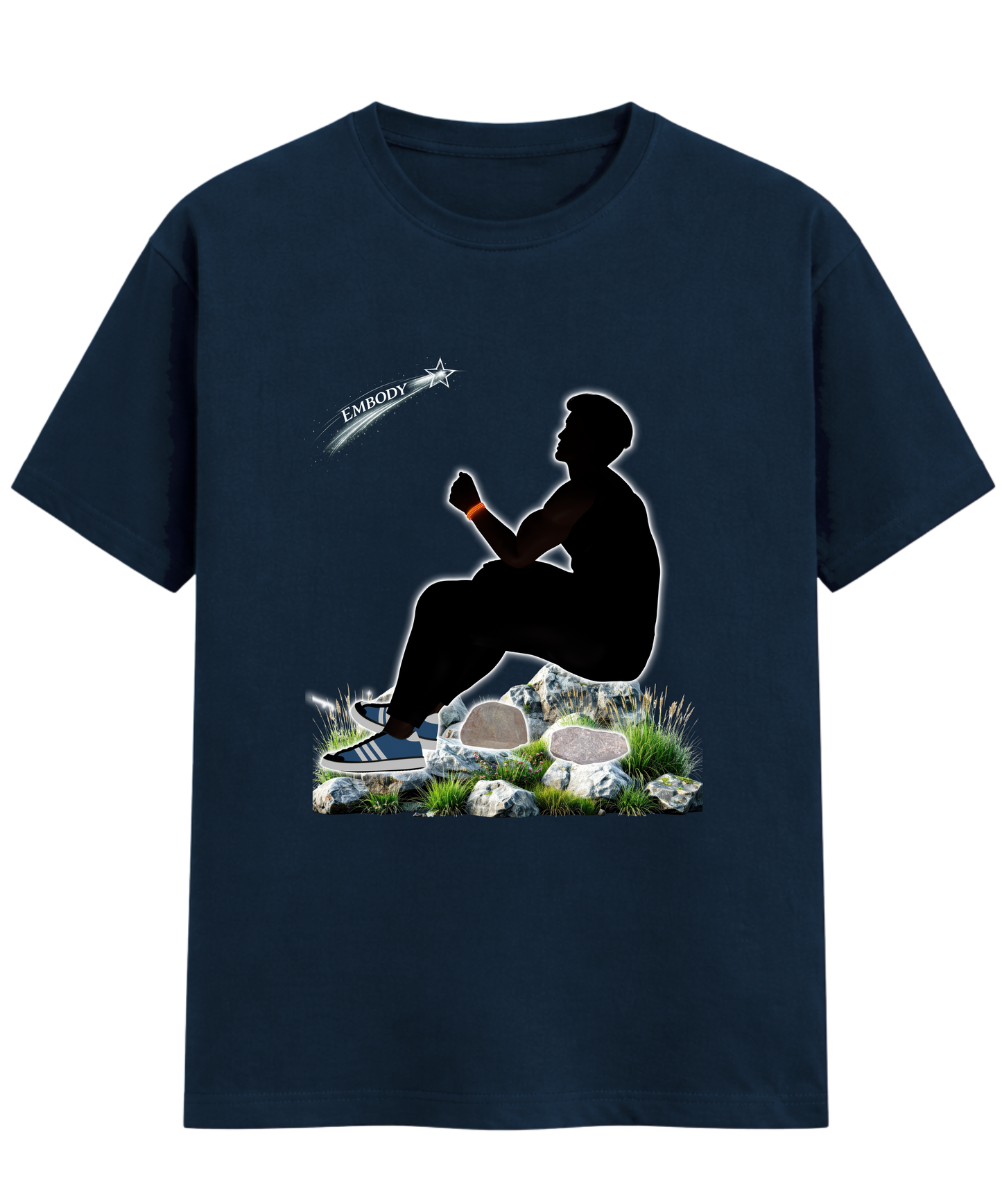 EMBODY Men’s Crew T-Shirt | Modern Spiritual Mindset Art Tee