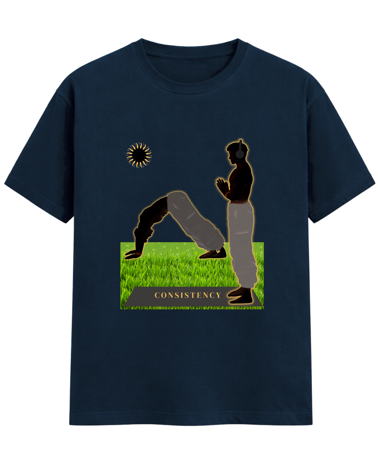 Consistency – Surya Namaskar Silhouette | Men’s Classic Crew T-Shirt