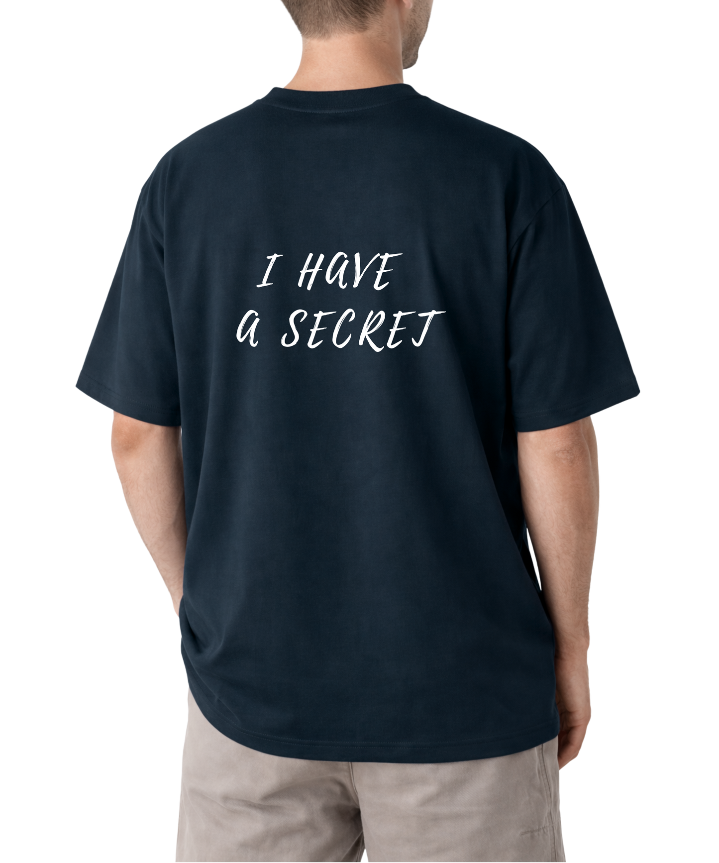 Navy Blue Couple Oversized T-Shirt Set | Modern Love | Design A & Design B